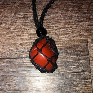 Red Jasper Crystal necklace